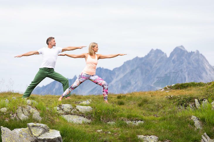 Yoga am Arlberg. 