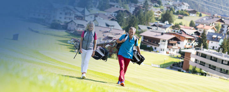 Golfen in St. Anton am Arlberg. 