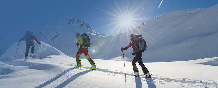 Skitouren am Arlberg. 